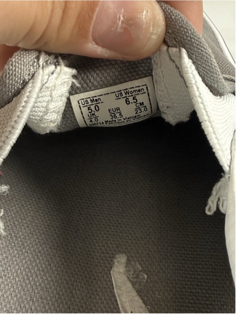 Vans Off The Wall Casual Sneaker Shoes Slip on Low Top size 6.5 - Picture 6 of 13